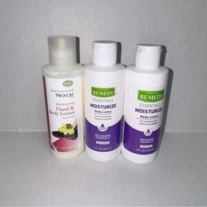 Lot Of 3 New Moisturizing Hand And Body Lotion 4 Fl Oz Each Different Brands